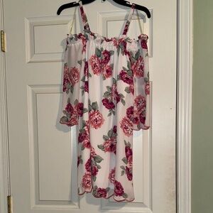 Floral Off-Shoulder Dress